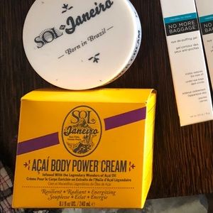 Two Sol De Janiero açaí body cream. 8 oz each!!